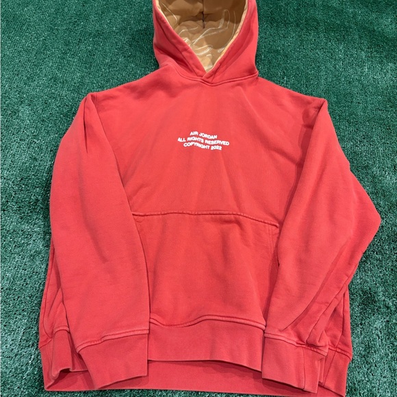 Jordan Other - Jordan Red Hoodie with Jumpman Logo